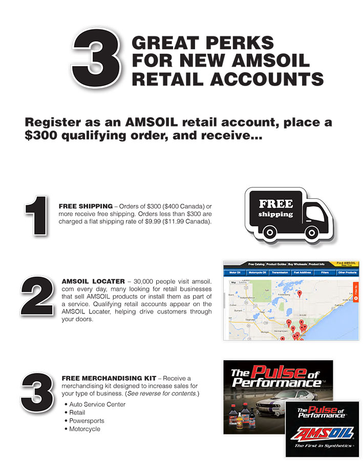 AMSOIL Retail Perks